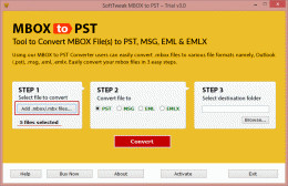 Download Convert MBOX Mail store to PST