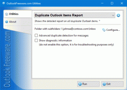 Download Duplicate Outlook Items Report