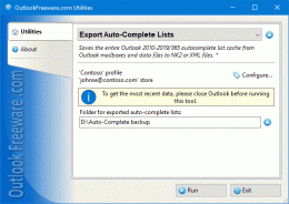 Download Export Auto-Complete Lists for Outlook