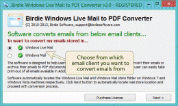 Download Windows Live Mail to PDF Converter 3.0.8