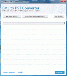 Download Convert EML Mail into PST