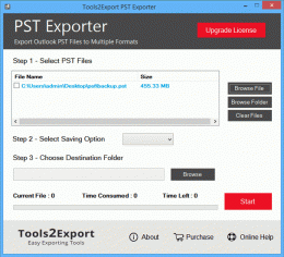 Download Export PST data from Outlook