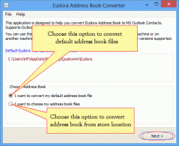 Download Eudora Address Book Converter 2.1.7