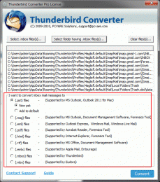 Download Thunderbird Files to Outlook 7.2.1