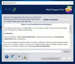 Download Convert Thunderbird to PST 10.1