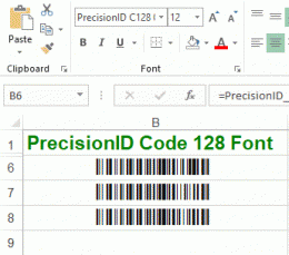 Download PrecisionID Code 128 Fonts 2018