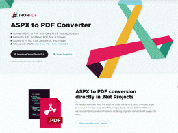 Download ASPX to PDF Converter