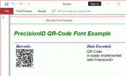 Download PrecisionID QR-Code Barcode Fonts 2018