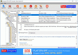 Download SysInspire OST to PST Converter