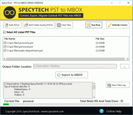 Download Converting PST to MBOX 1.0