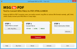 Download Batch Convert MSG to PDF Adobe 4.0.2
