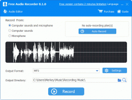 Download Free Audio Recorder 8.1.0.410