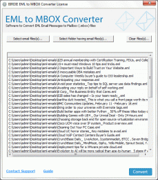 Download EML to MBOX Conversion 3.4