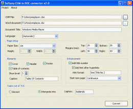 Download Softany CHM to DOC Converter