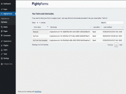 Download MightyForms WordPress Plugin