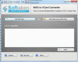 Download Softaken MSG to vCard Converter