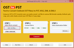 Download OST Outlook folder to PST Converter 4.0