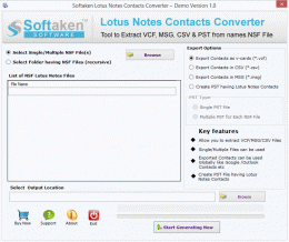 Download Lotus Notes Contacts Converter Tool