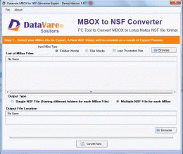 Download Toolsbaer MBOX to NSF Conversion Tool 1.0