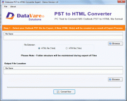 Download Toolsbaer PST to HTML Conversion Tool