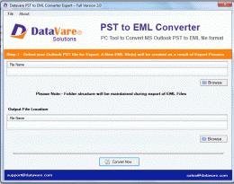 Download Toolsbaer PST to EML Conversion Tool