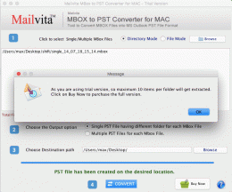 Download ToolsCrunch Mac Postbox to PST Converter