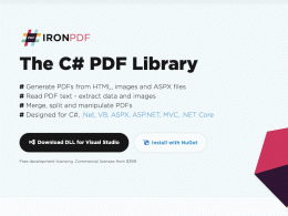 Download The C# PDF Library