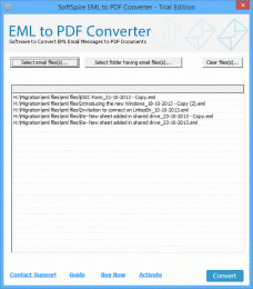 Download Archive EML Files to PDF