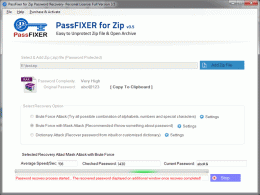 Download PassFixer ZIP Password Recovery 3.5