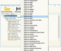 Download Convert Outlook Folder to Adobe PDF 7.2