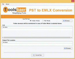 Download ToolsBaer PST to EMLX Conversion