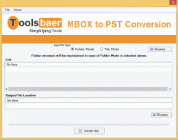 Download ToolsBaer MBOX to PST Conversion