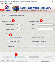Download eSoftTools RAR Password Recovery