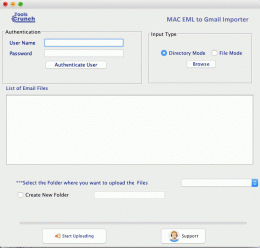Download ToolsCrunch Mac EML to Gmail Importer 1.0