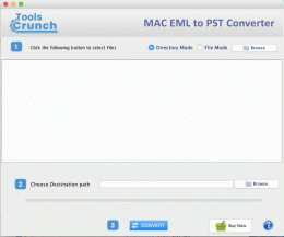 Download ToolsCrunch Mac EML to PST Converter