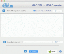Download ToolsCrunch Mac EML to MSG Converter