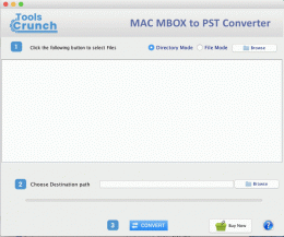 Download ToolsCrunch MAC MBOX to PST Converter