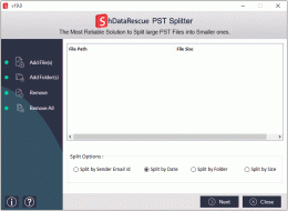 Download ShDataRescue PST Splitter Software 19.0