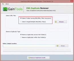Download GainTools EML Duplicate Remover