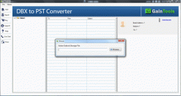 Download Gain Tools DBX to PST Converter