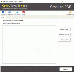 Download Gmail to PDF Converter