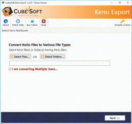 Download Kerio Connect Database to Office 365