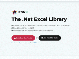 Download Excel .Net Library