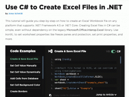 Download C# Create Excel File Tutorial