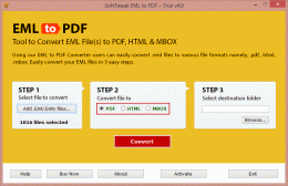 Download Conversion Unlimited EML Messages to PDF 4.0.1