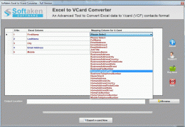 Download Excel to Vcard Converter