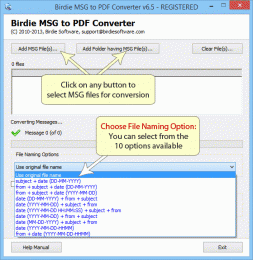 Download MSG to PDF Conversion 6.5