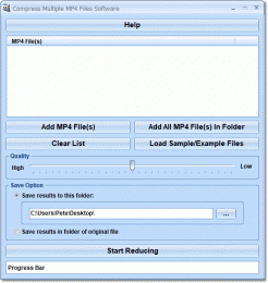 Download Compress Multiple MP4 Files Software