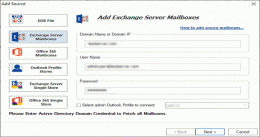 Download GainTools Exchange Recovery to recover E