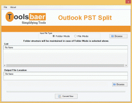 Download Toolsbaer Oprogramowanie PST Split